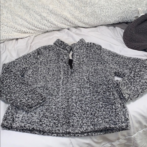 Jackets & Blazers - fuzzy quarter zip jacket